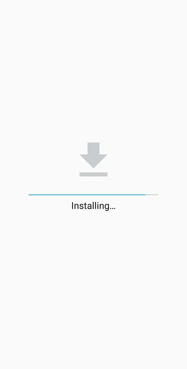Wait for the completion of the download of the BouncingBall8 apk on your Android.