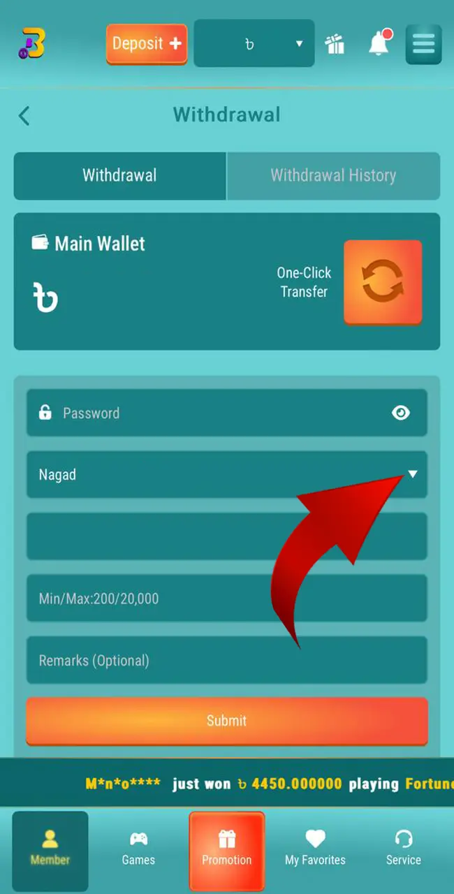 Determine a convenient and favourable payment system for withdrawing funds from BouncingBall8.