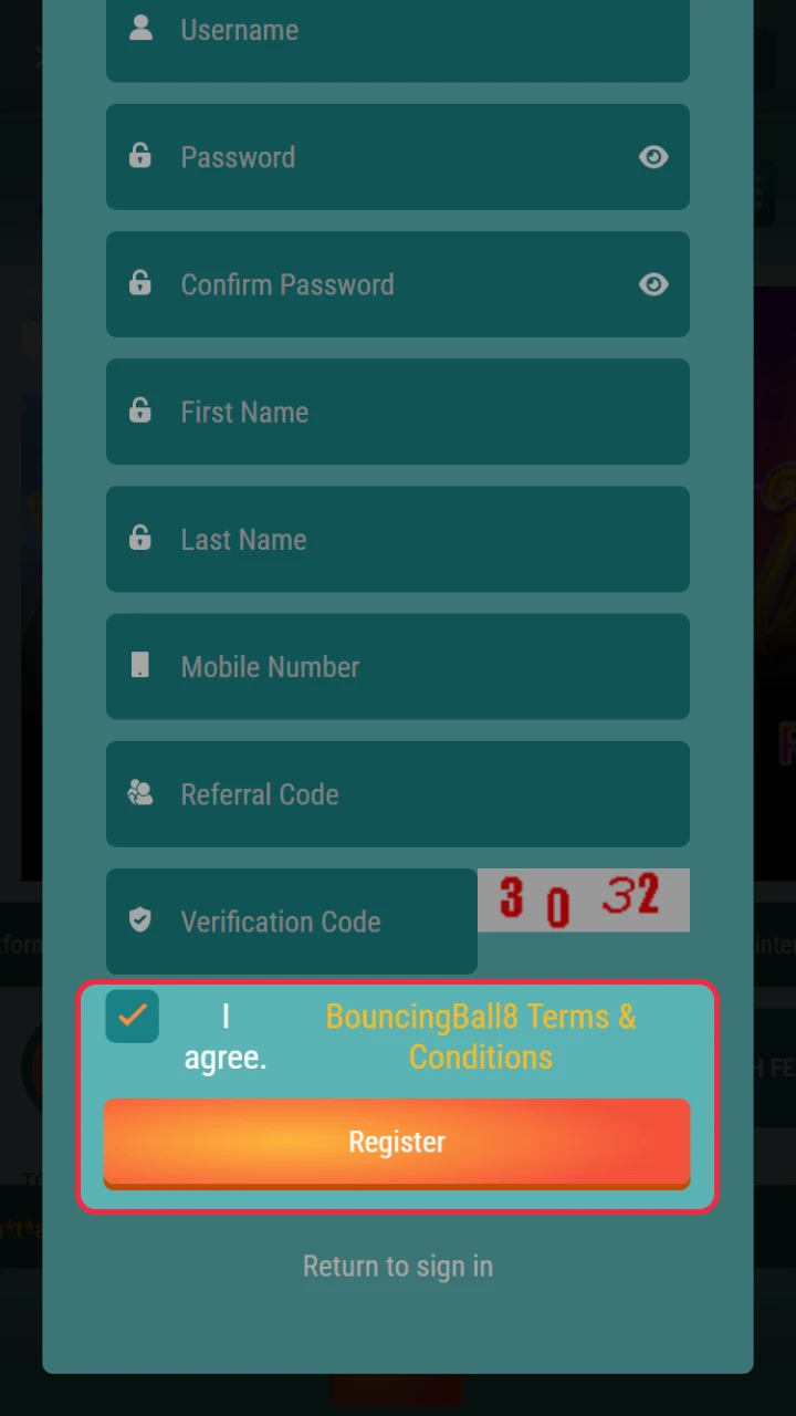 Submit registration to join BouncingBall8 and start playing instantly.